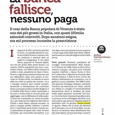 La Banca fallisce, nessuno paga